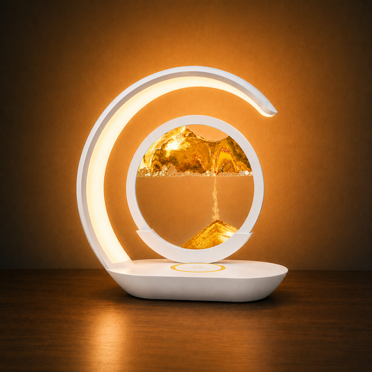 LED Sand Lamp with Wireless Charging