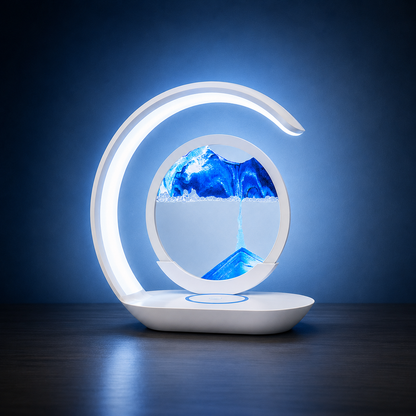 LED Sand Lamp with Wireless Charging